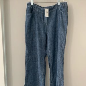 J Jill Linen Blend trouser.